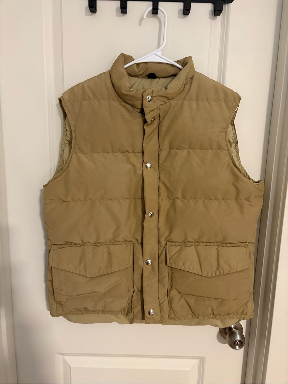 vintage 1970s L.L.Bean "Script Tag" goose down vest